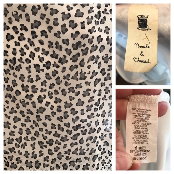 ASOS - Needle & Thread Francesca leopard chiffon - Picture 8 of 8